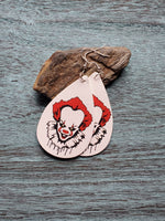 Horror film earrings