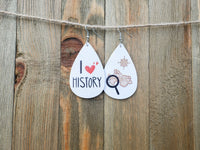 I love history - earrings